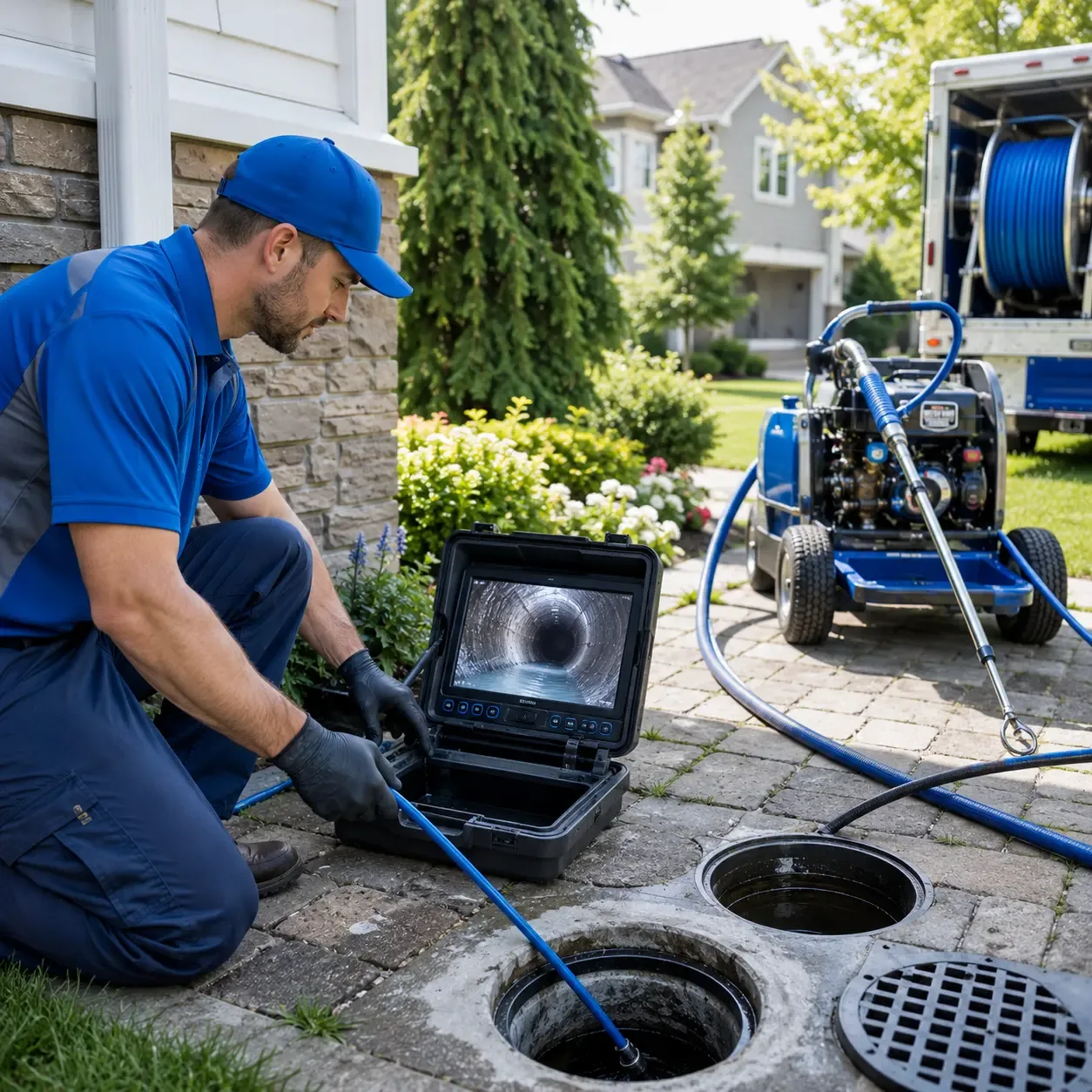 Outdoor drain cleaning professionals serving Minneapolis, KS